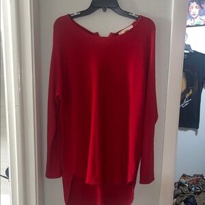 Michael Kors Bold Red Knit Sweater